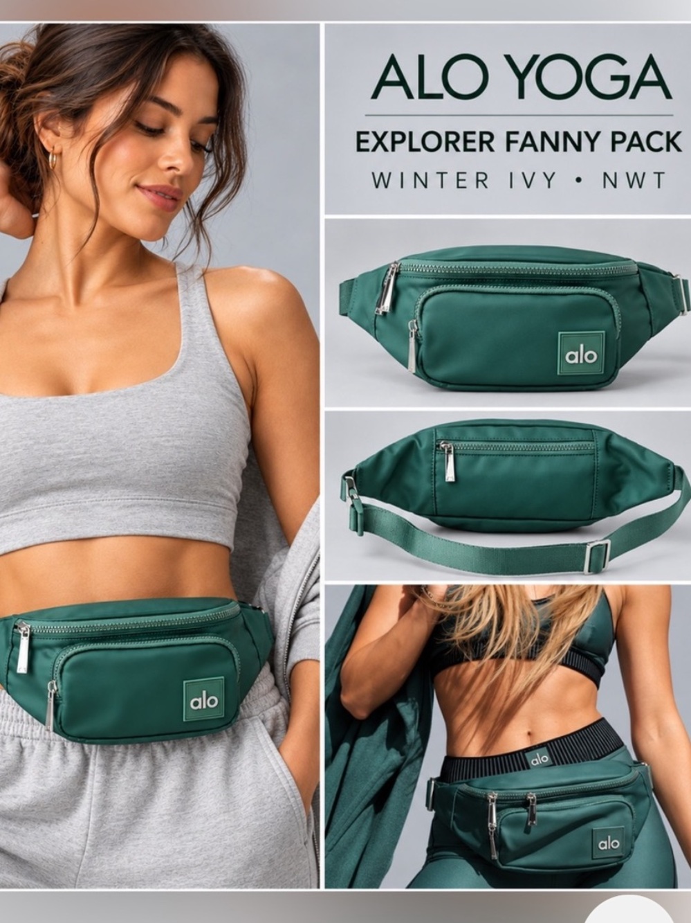 Alo Explorer Winter Ivy Belt Bag